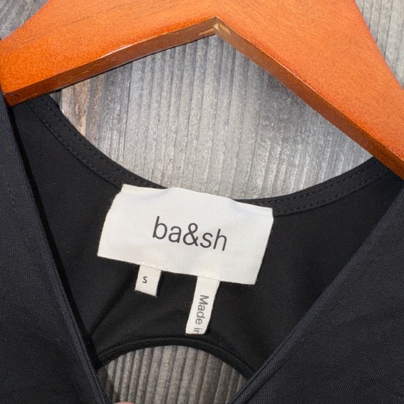 ba&sh Forever Cutout Racerback Bodysuit Black Size Small - Picture 6 of 12